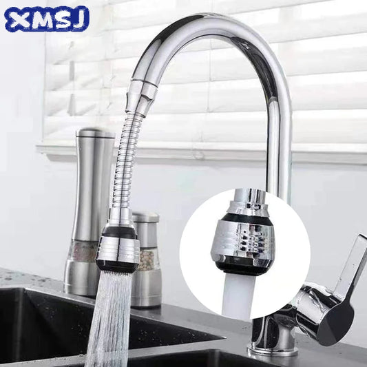 360 Degree Water Saving Nozzle Faucet Connector Swivel Kitchen Faucet Aerator Adjustable Dual Mode Sprayer Filter Diffuser