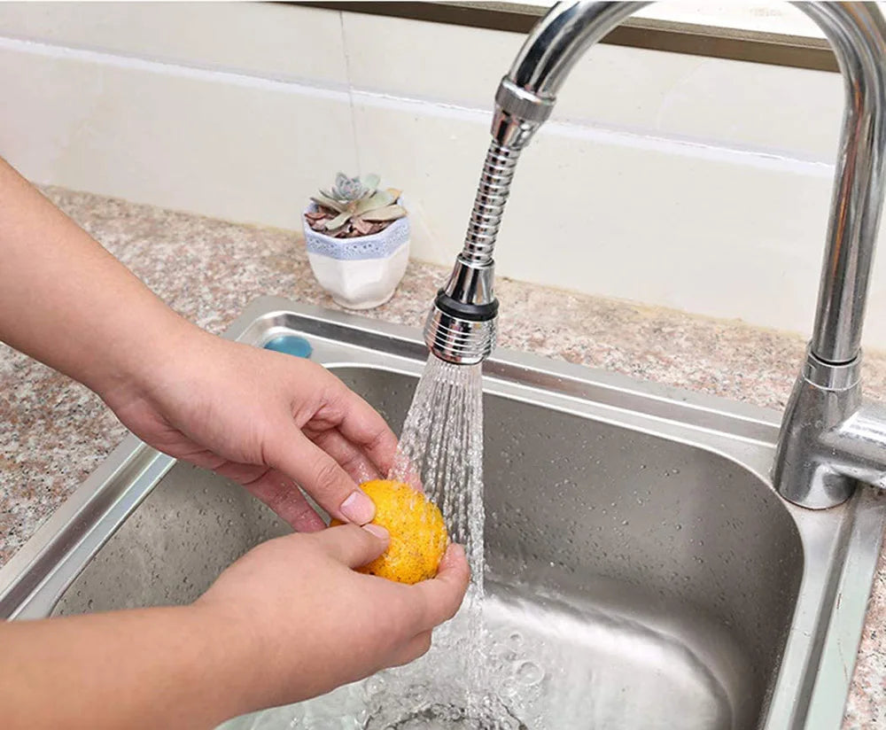 360 Degree Water Saving Nozzle Faucet Connector Swivel Kitchen Faucet Aerator Adjustable Dual Mode Sprayer Filter Diffuser