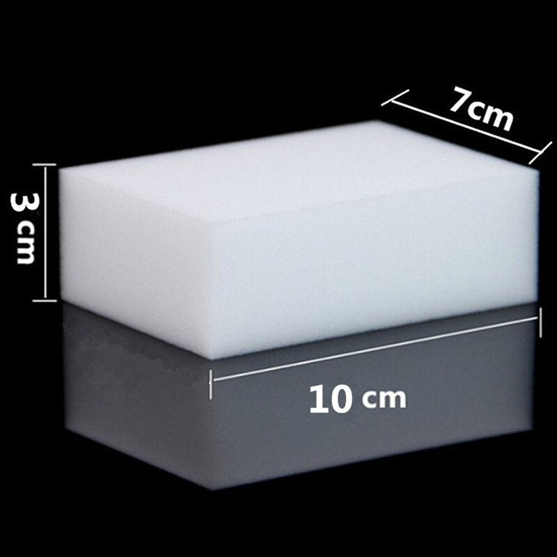 100X70X30Mm Melamine Sponge White Magic Sponge Eraser Cleaner Cleaning Sponge for Kitchen Bathroom Office Cleaning Tools