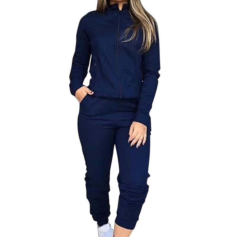 2 Pieces Set Women United States Women'S Street Snap Autumn Recreational Outfit Two-Piece Outfit Sports Set Dropshipping ZXP9622